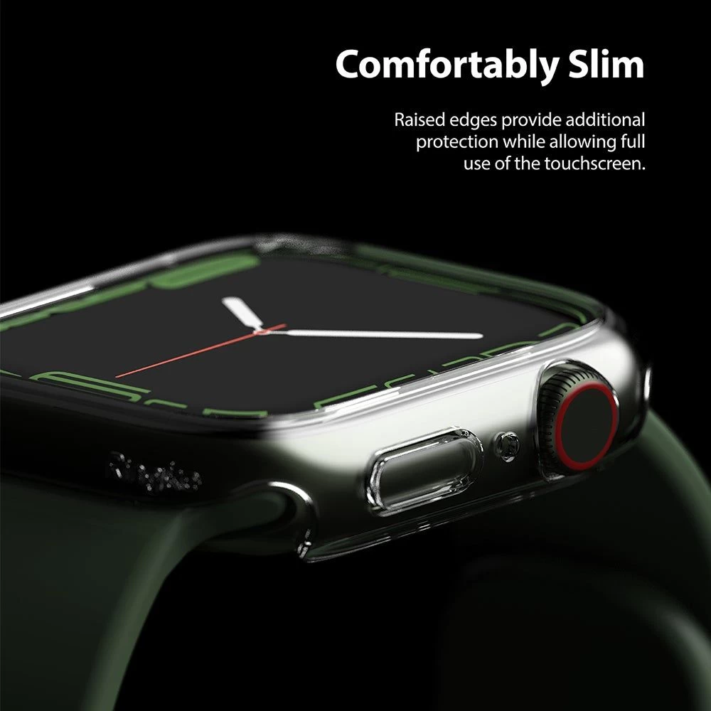 Apple Watch 8 telefoni ümbris läbipaistev sinine RINGKE Slim 2-pack (41mm)
