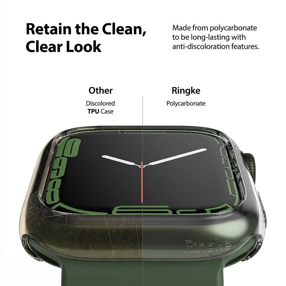 Apple Watch 8 telefoni ümbris läbipaistev sinine RINGKE Slim 2-pack (41mm)