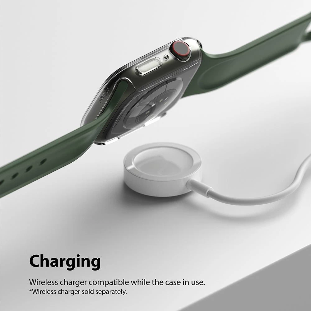Apple Watch 8 telefoni ümbris läbipaistev sinine RINGKE Slim 2-pack (41mm)