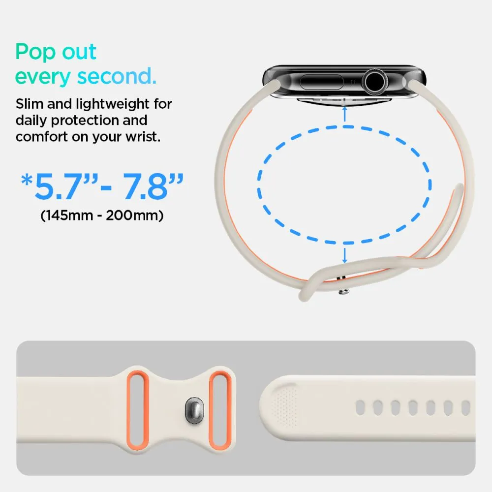 Apple Watch 8 siksniņa  SPIGEN NANO POP (44/45/46/49 MM)
