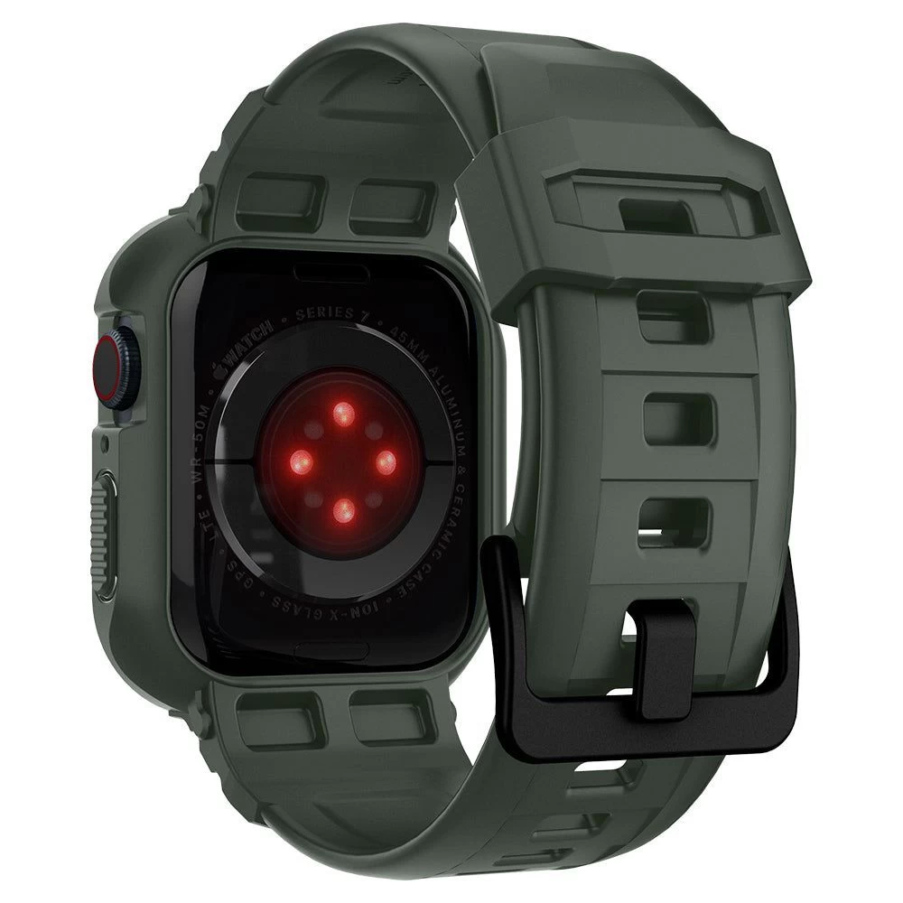 Apple Watch 8 band green SPIGEN RUGGED ARMOR ”PRO” (44/45mm)