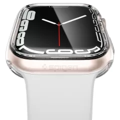Apple Watch 8 suojakuori, suojakotelo läpinäkyvä SPIGEN ULTRA HYBRID (45 MM)