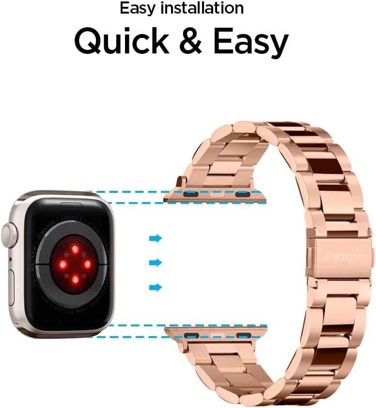 Apple Watch SE siksniņa rozā zelta SPIGEN MODERN FIT BAND (38/40/41mm)