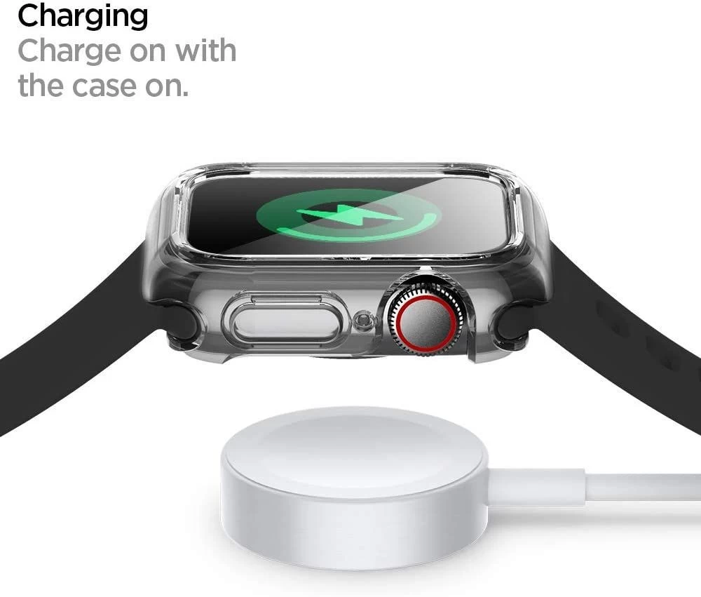 Apple Watch SE vāciņš caurspīdīgs SPIGEN ULTRA HYBRID (44MM)