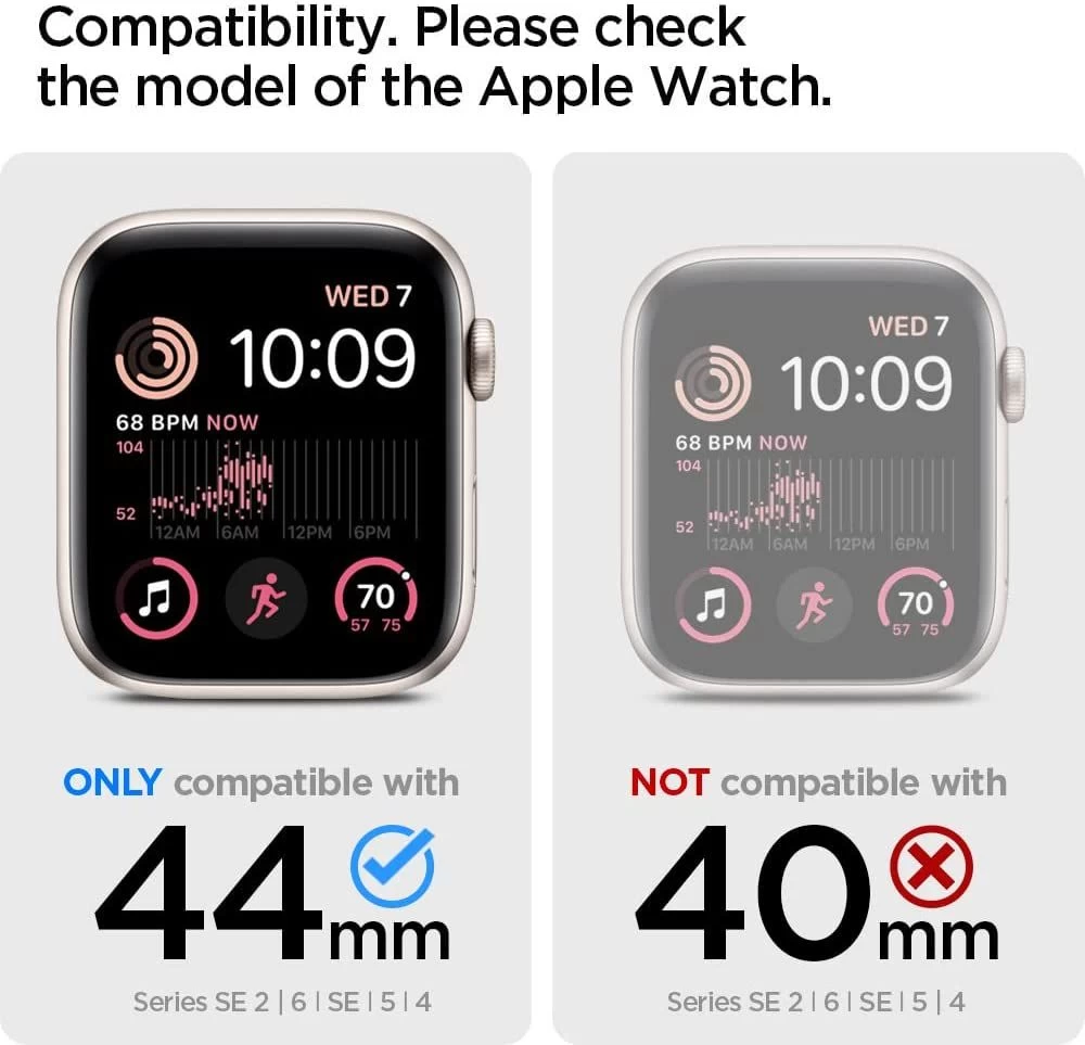 Apple Watch SE vāciņš caurspīdīgs SPIGEN ULTRA HYBRID (44MM)