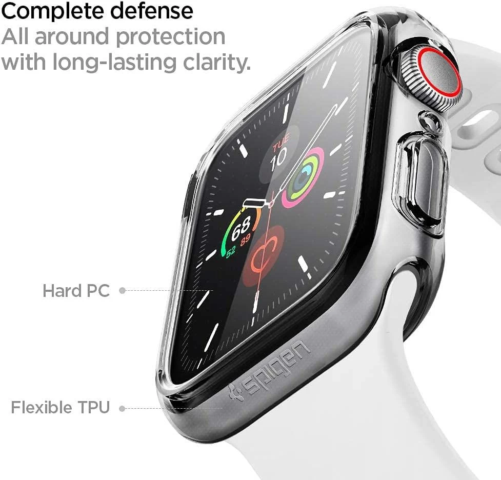 Apple Watch SE vāciņš caurspīdīgs SPIGEN ULTRA HYBRID (44MM)