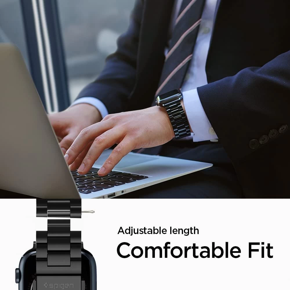 Apple Watch SE siksniņa melns SPIGEN Modern Fit Band (42/44/45/49mm)