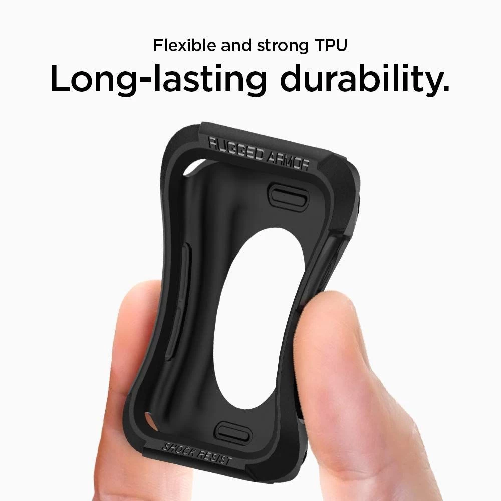 Apple Watch SE telefoni ümbris must SPIGEN RUGGED ARMOR (44/45mm)