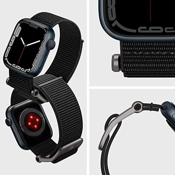 Apple Watch SE siksniņa melns SPIGEN DURAPRO FLEX (42/44/45/49mm)