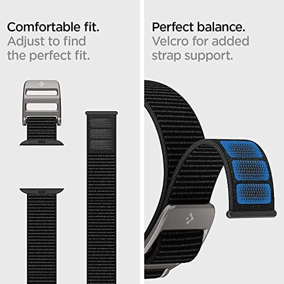 Apple Watch SE siksniņa melns SPIGEN DURAPRO FLEX (42/44/45/49mm)