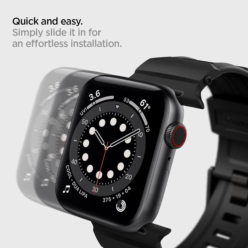 Apple Watch SE siksniņa melns SPIGEN RUGGED BAND (38/40/41mm)