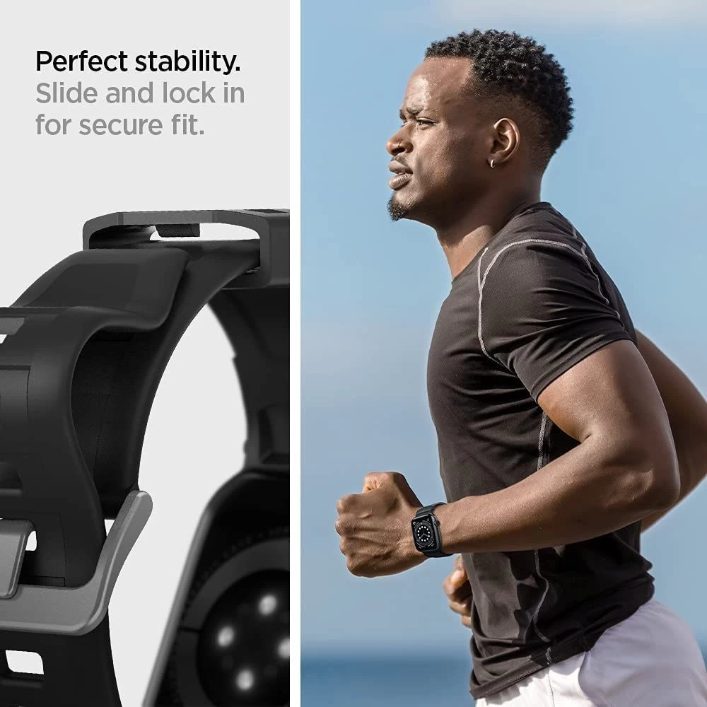 Apple Watch SE siksniņa melns SPIGEN RUGGED BAND (38/40/41mm)