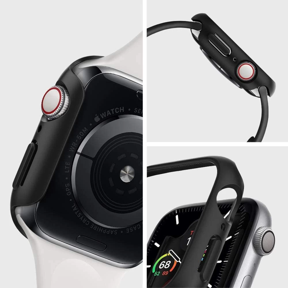 Apple Watch SE telefoni ümbris must SPIGEN THIN FIT (44MM)