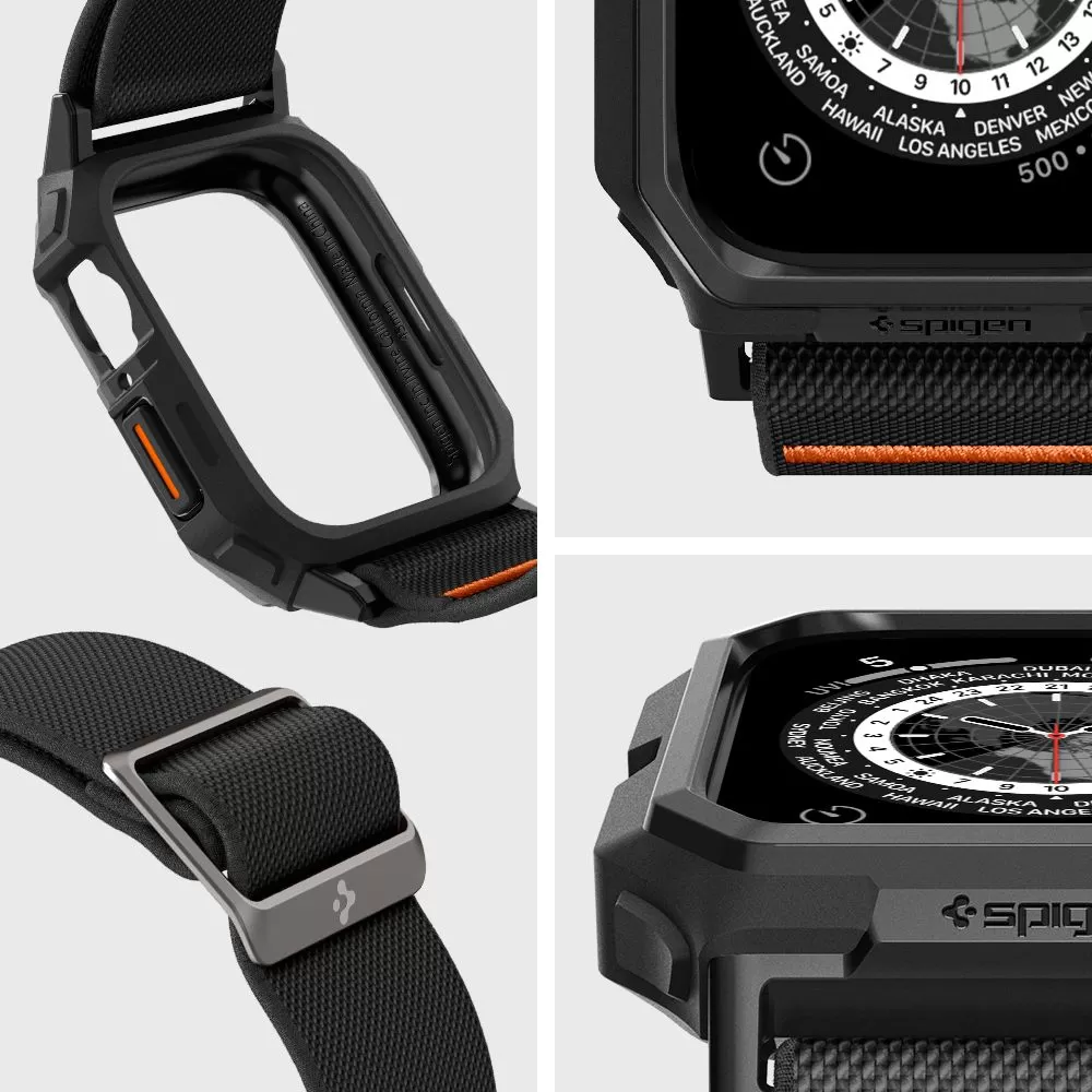 Apple Watch SE siksniņa melns SPIGEN LITE FIT ”PRO” (44 / 45 MM)