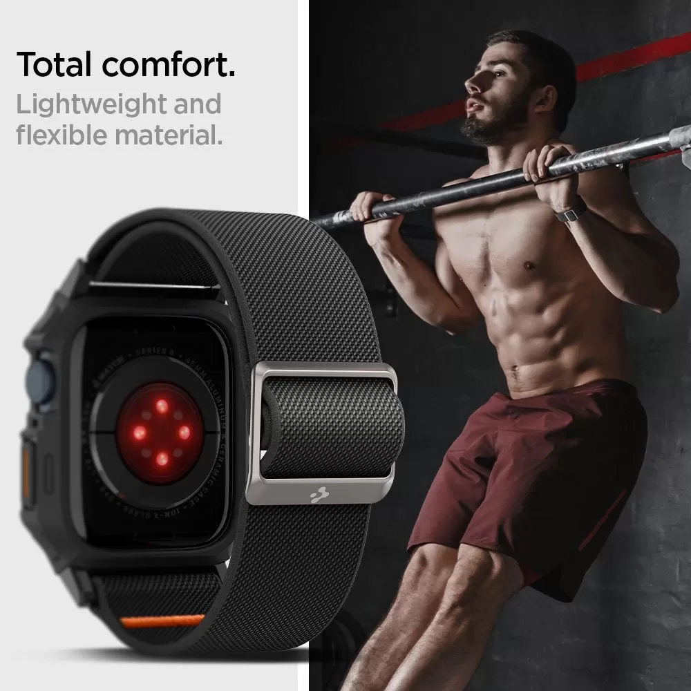 Apple Watch SE siksniņa melns SPIGEN LITE FIT ”PRO” (44 / 45 MM)