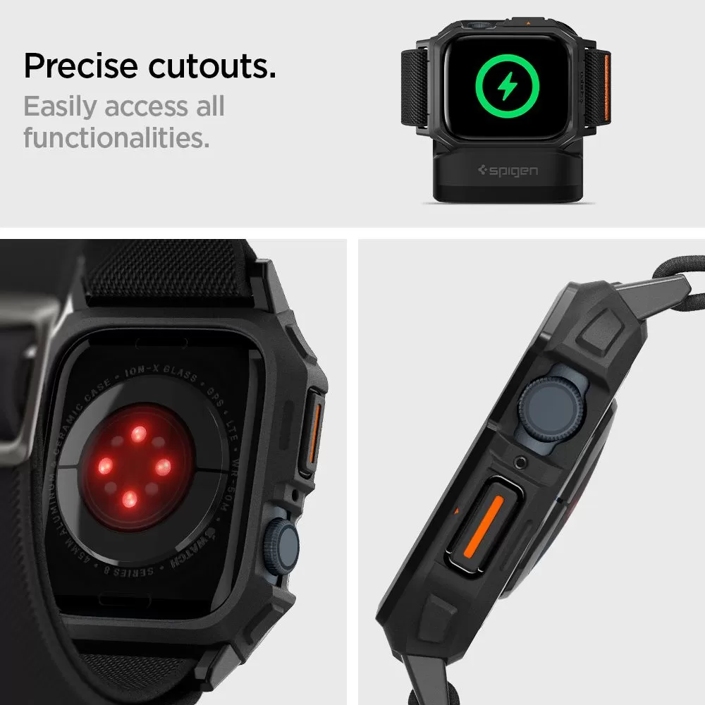 Apple Watch SE siksniņa melns SPIGEN LITE FIT ”PRO” (44 / 45 MM)