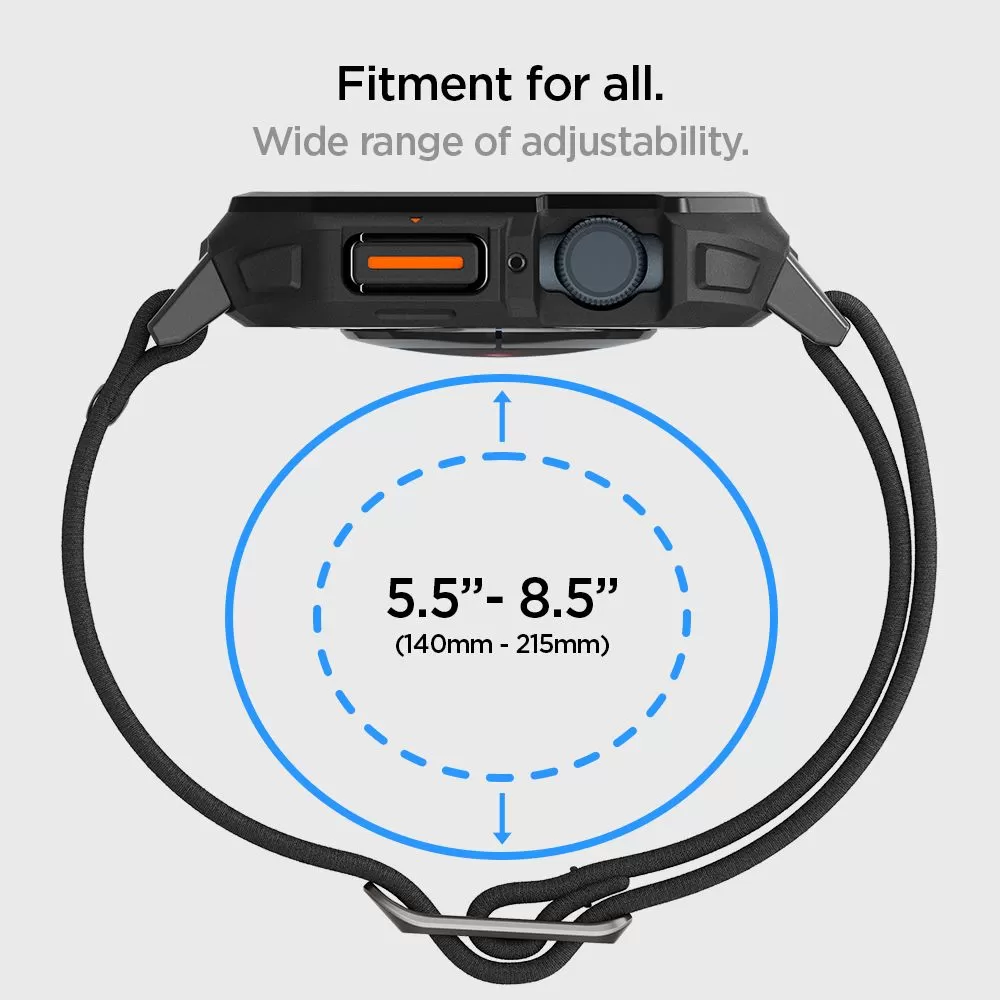 Apple Watch SE siksniņa melns SPIGEN LITE FIT ”PRO” (44 / 45 MM)