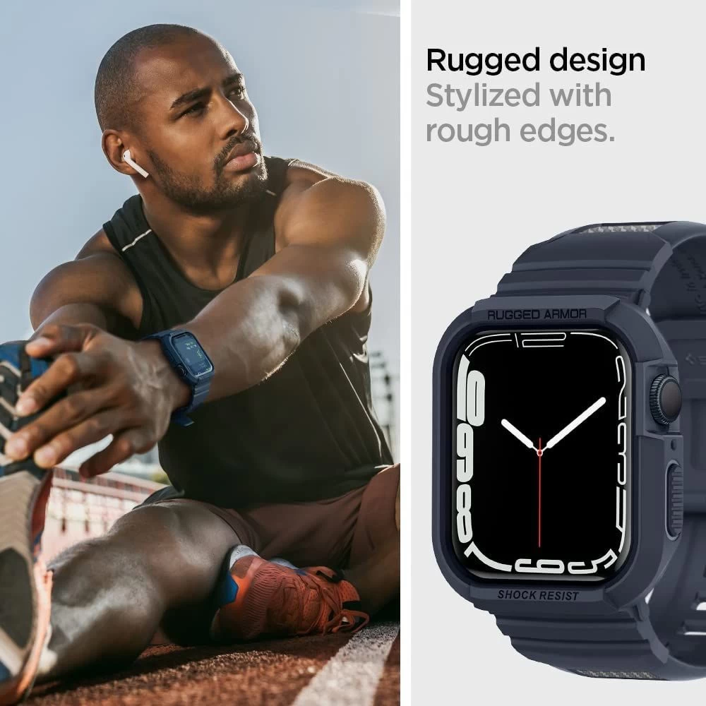 Apple Watch SE siksniņa pelēks SPIGEN RUGGED ARMOR ”PRO” (44/45mm)