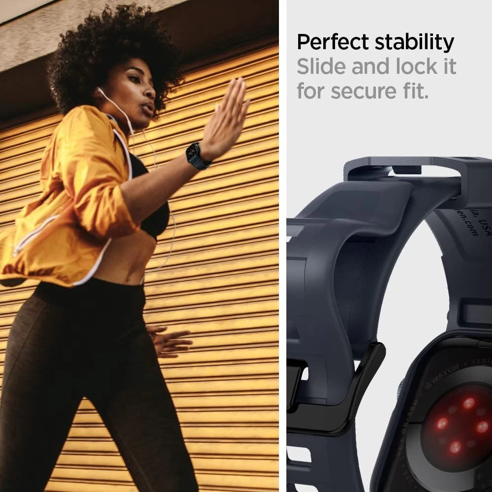 Apple Watch SE siksniņa pelēks SPIGEN RUGGED ARMOR ”PRO” (44/45mm)