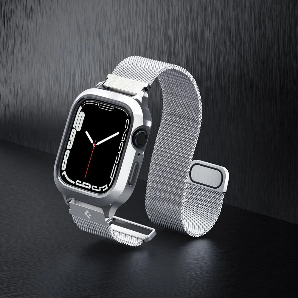 Apple Watch SE siksniņa sudraba SPIGEN METAL FIT ”PRO” (44 / 45 MM)