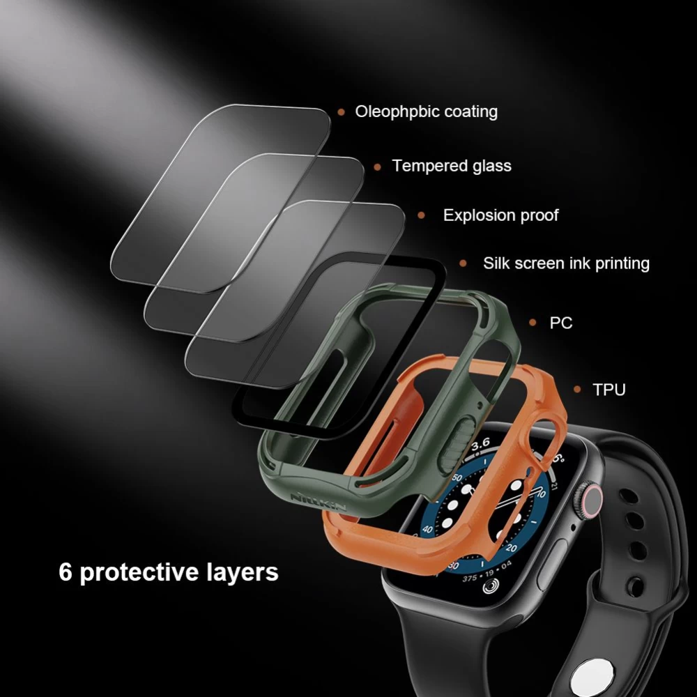Apple Watch SE telefoni ümbris roheline Nillkin CrashBumper  40mm