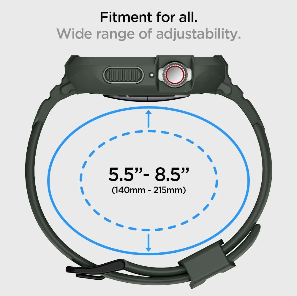 Apple Watch SE vāciņš zaļš SPIGEN RUGGED ARMOR ”PRO” (44/45mm)