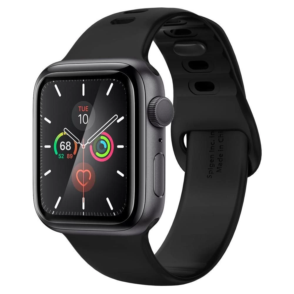 Apple Watch SE apsauginis stiklas SPIGEN PROFLEX ”EZ FIT” (44MM)