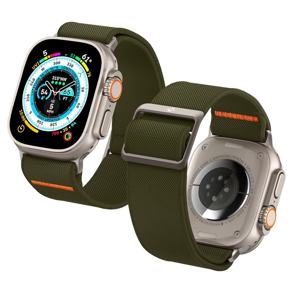 Apple Watch SE siksniņa zaļš SPIGEN FIT LITE ULTRA (42 / 44 45 49 MM)