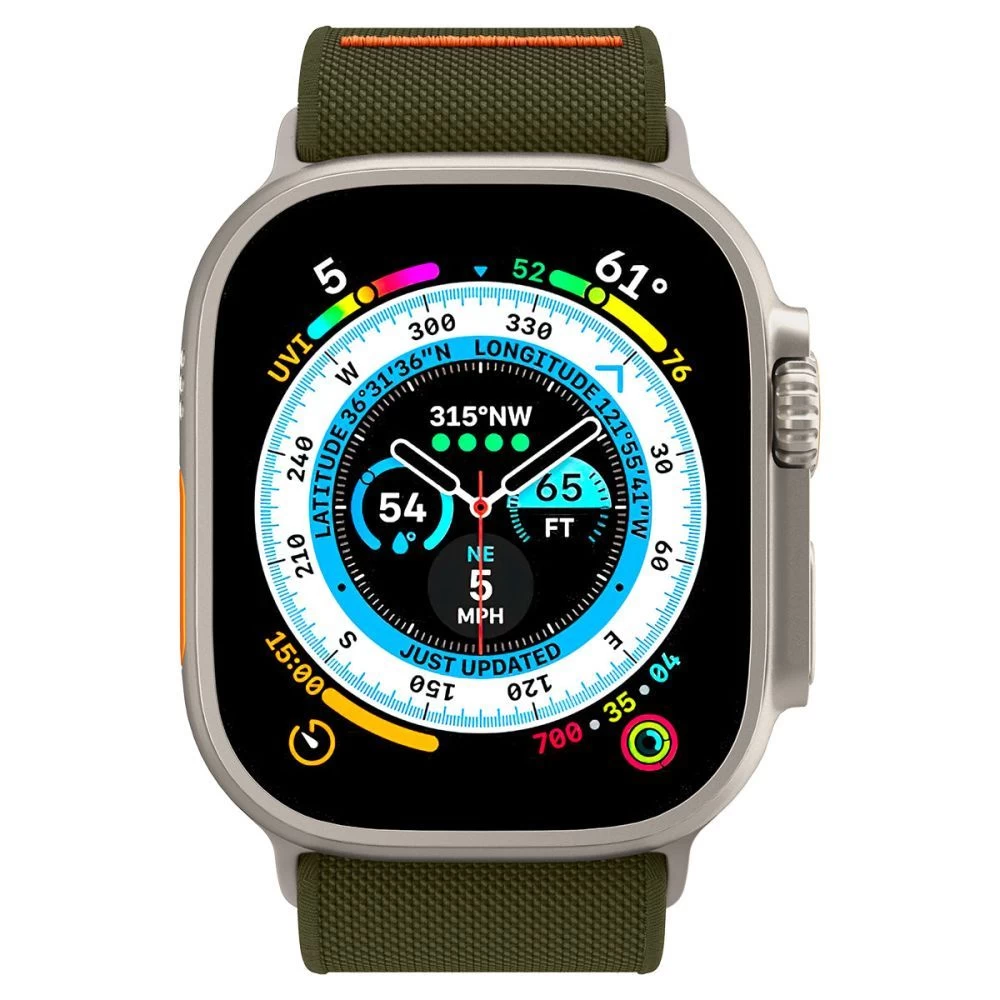 Apple Watch SE siksniņa zaļš SPIGEN FIT LITE ULTRA (42 / 44 45 49 MM)