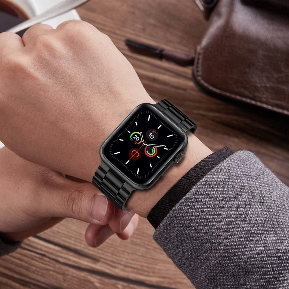 Apple Watch SE siksniņa melns TECH-PROTECT Stainless (42/44/45/49mm)