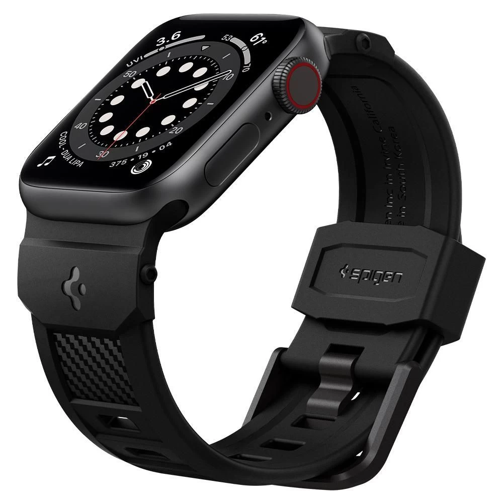 Apple Watch SE siksniņa melns SPIGEN RUGGED BAND (38/40/41mm)