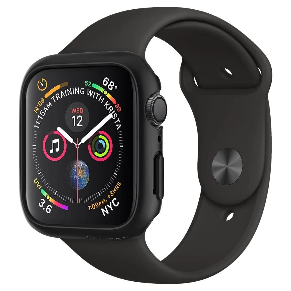 Apple Watch SE telefoni ümbris must SPIGEN THIN FIT (44MM)