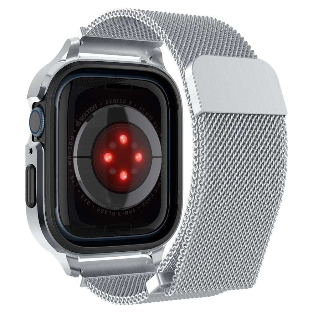Apple Watch SE siksniņa sudraba SPIGEN METAL FIT ”PRO” (44 / 45 MM)