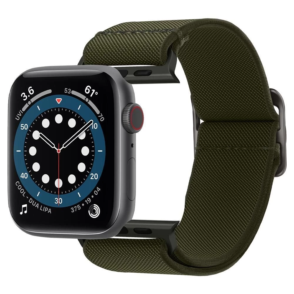 Apple Watch SE siksniņa zaļš SPIGEN FIT LITE (42/44/45/49mm)