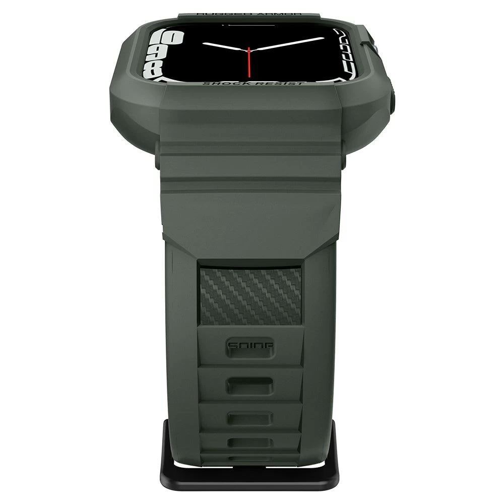 Apple Watch SE siksniņa zaļš SPIGEN RUGGED ARMOR ”PRO” (44/45mm)