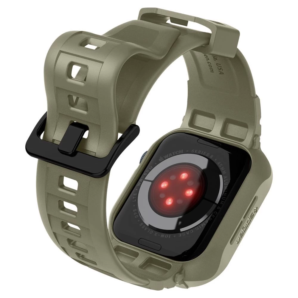 Apple Watch SE siksniņa zaļš SPIGEN RUGGED ARMOR ”PRO” (44 / 45 MM)