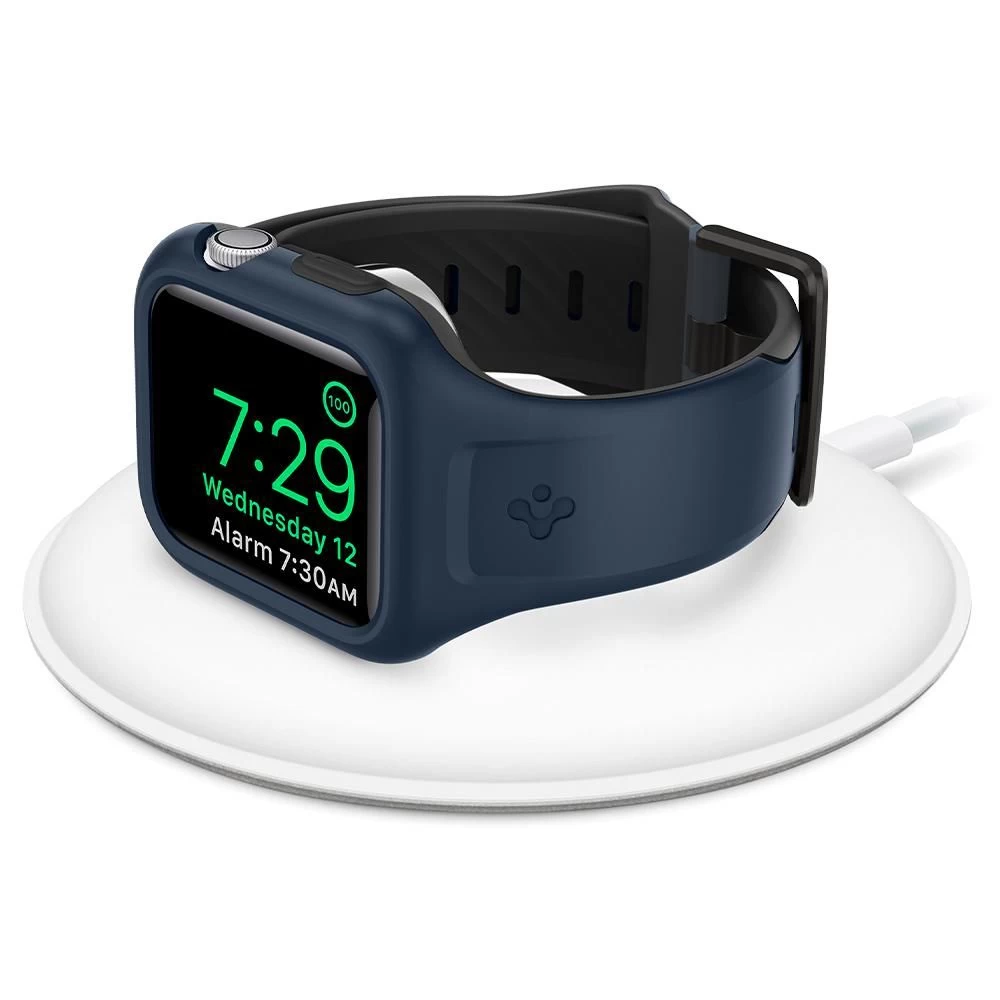 Apple Watch SE rihm sinine SPIGEN Liquid Air Pro (44mm)