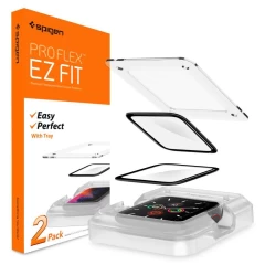 Apple Watch SE apsauginis stiklas  SPIGEN PROFLEX ”EZ FIT” (44MM)