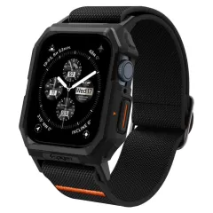 Apple Watch SE siksniņa melns SPIGEN LITE FIT ”PRO” (44 / 45 MM)