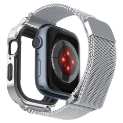 Apple Watch SE siksniņa sudraba SPIGEN METAL FIT ”PRO” (44 / 45 MM)
