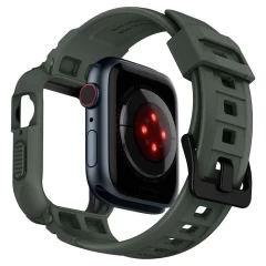Apple Watch SE siksniņa zaļš SPIGEN RUGGED ARMOR ”PRO” (44/45mm)