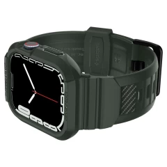 Apple Watch SE siksniņa zaļš SPIGEN RUGGED ARMOR ”PRO” (44/45mm)