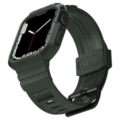 Apple Watch SE siksniņa zaļš SPIGEN RUGGED ARMOR ”PRO” (44/45mm)