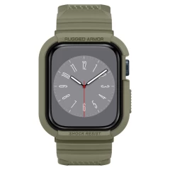 Apple Watch SE siksniņa zaļš SPIGEN RUGGED ARMOR ”PRO” (44 / 45 MM)