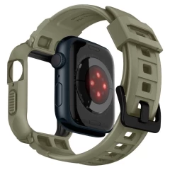 Apple Watch SE siksniņa zaļš SPIGEN RUGGED ARMOR ”PRO” (44 / 45 MM)