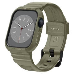 Apple Watch SE siksniņa zaļš SPIGEN RUGGED ARMOR ”PRO” (44 / 45 MM)
