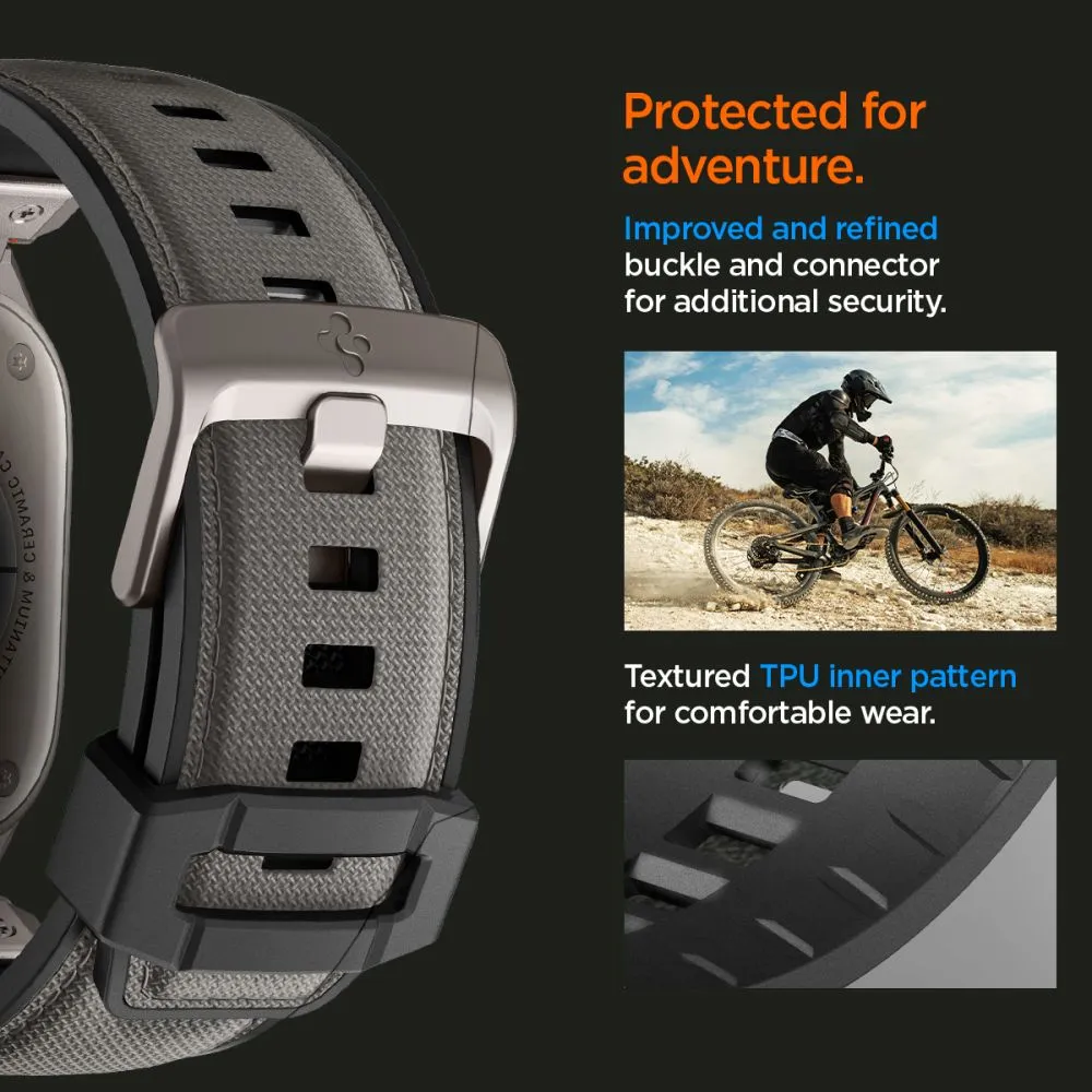 Apple Watch Ultra dirželis pilkas SPIGEN DURAPRO ARMOR ULTRA (49 MM)