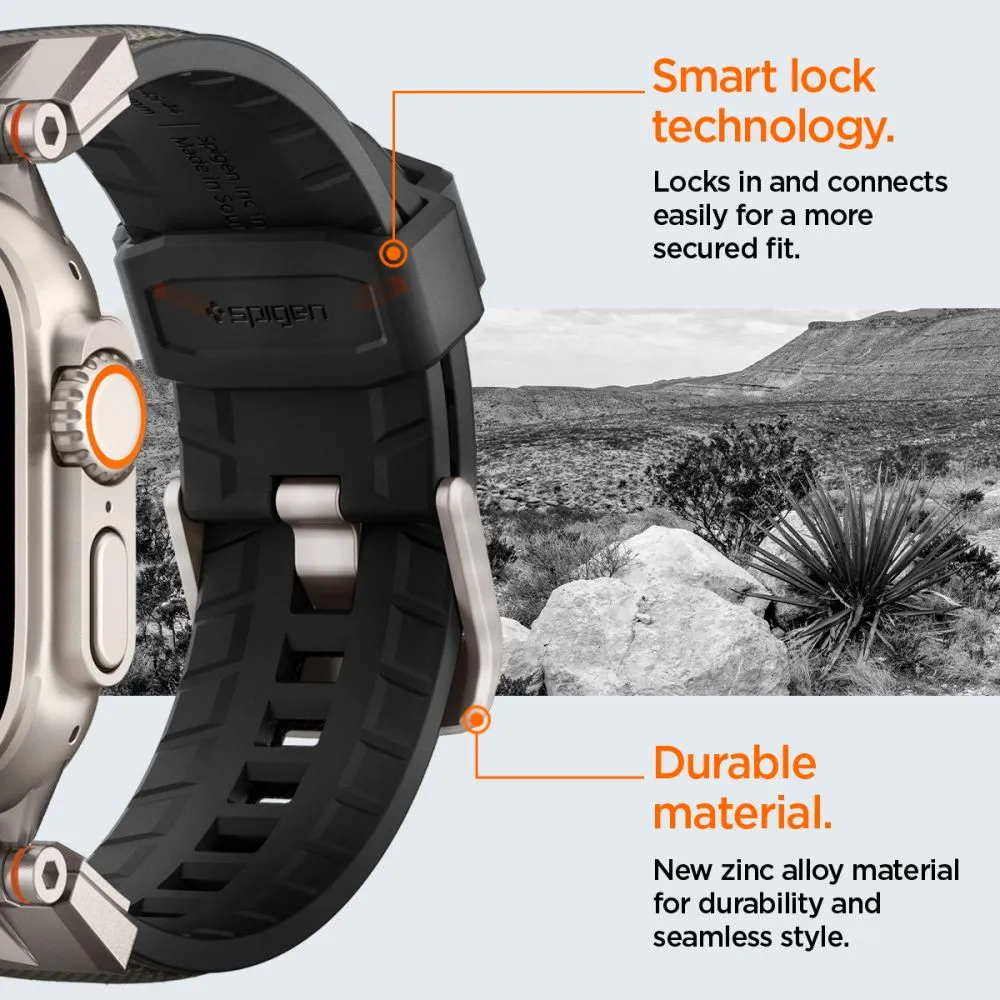 Apple Watch Ultra dirželis pilkas SPIGEN DURAPRO ARMOR ULTRA (49 MM)