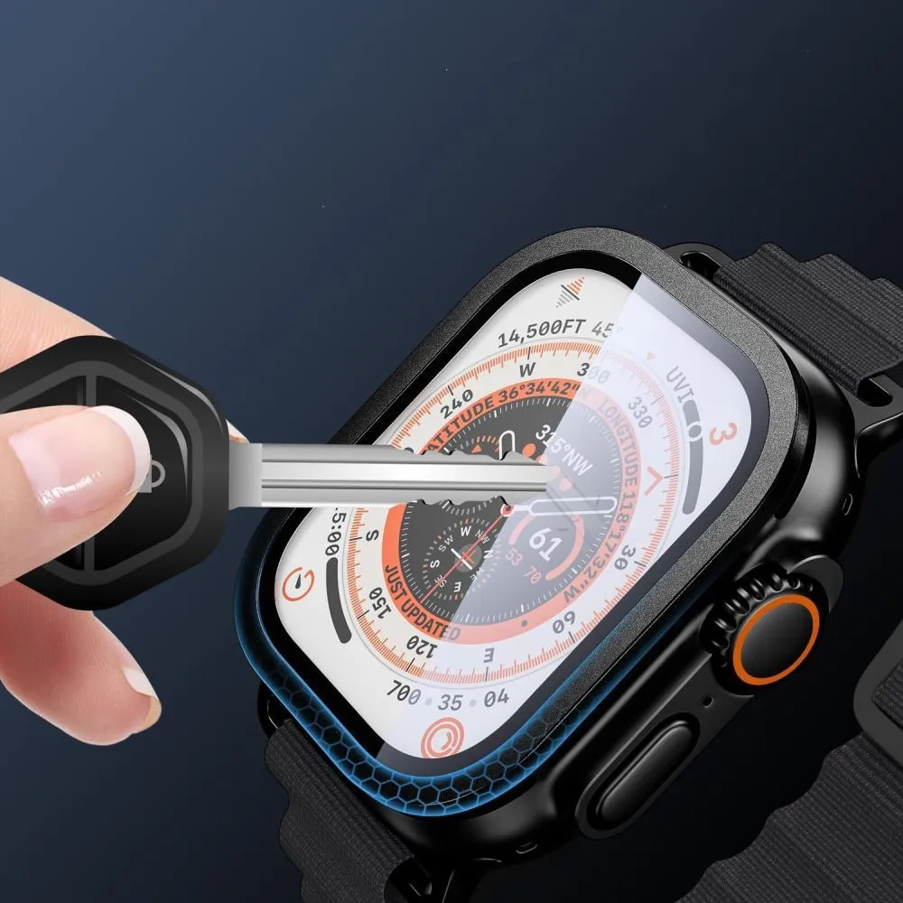 Apple Watch Ultra Tempered glass  TECH-PROTECT GLASS RING 2-PACK (49 MM)