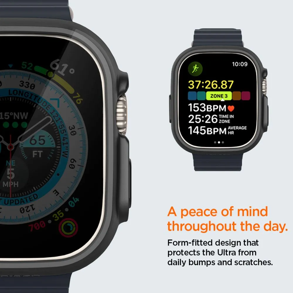 Apple Watch Ultra telefoni ümbris must SPIGEN THIN FIT (49 MM)